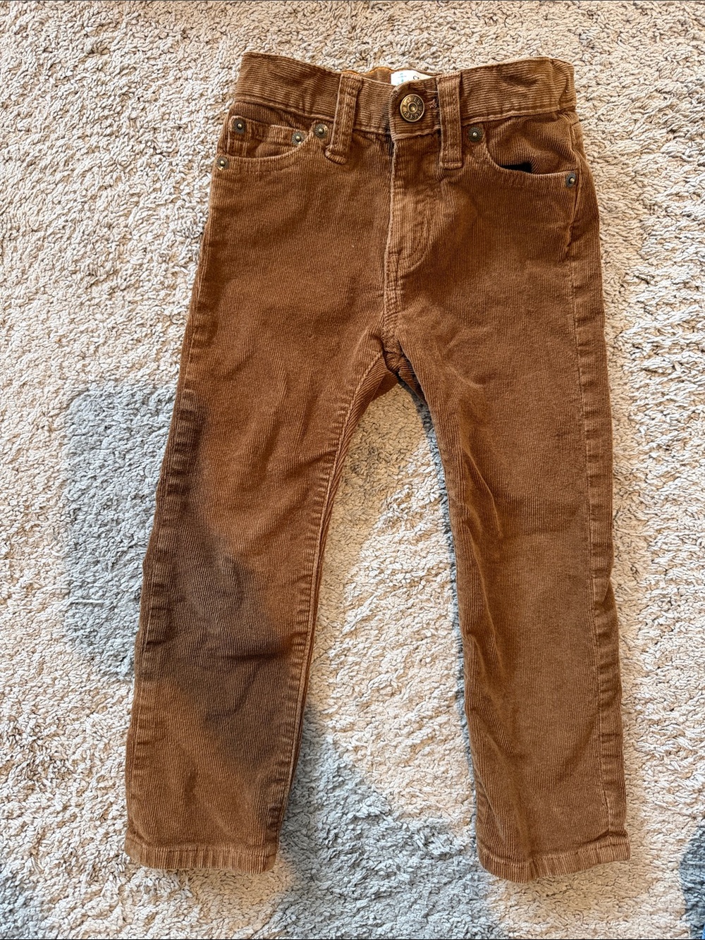 Crewcuts Kids Brown Corduroy Jeans